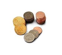 Vesuvius Media - Metal Medieval Coins Set (50pcs) - Boardgame -Recommended minimum players 1- Recommended age 7+- English