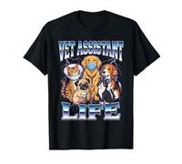 Vet Assistant Life Vet Tech Retro Veterinary Day Maglietta