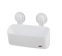 Vet italy Vetrineinrete® Mensola da doccia con ventosa da muro mensole porta oggetti salvaspazio da parete arredo bagno