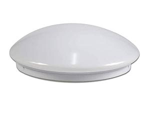 vet italy Vetrineinrete® Plafoniera tonda da soffitto 18w in metallo e plastica IP20 luce bianca 6500k luce naturale 4000k (Luce bianca 6500k) H9
