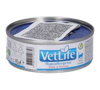 VET LIFE CAT HYP PORK&POT 85G