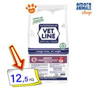 Vet Line Dog Adulti Cervo Cibo Secco Cani 12,5 Kg