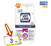Vet Line Dog Adulti Formula LD Agnello Cibo Secco Cani 3/ 12 Kg