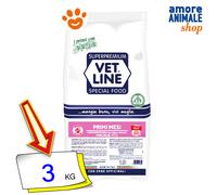 Vet Line Dog Primi Mesi al Maiale Cibo Secco Cani 3/ 12,5 Kg