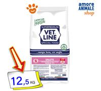 Vet Line Dog Salute Maiale Cibo Secco Cani 12,5 Kg