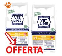 VET LINE CROCCANTINI PER CANI MONOPROTEICO POLLO 1 CONF 12,5 KG CROCCHETTE CANE