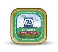 Vet Line Umido Cane Junior Accrescimento 150 gr Bufalo con patate - confezione da 6 pezzi - 1° ORDINE? scegli lo sconto BZR5 / BZR20 + 200 punti fedeltà