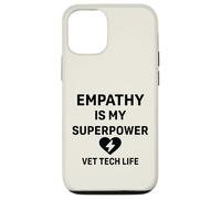 Vet Tech Life Animal Care - L'empatia è il mio superpotere Custodia per iPhone 12/12 Pro