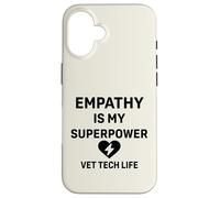 Vet Tech Life Animal Care - L'empatia è il mio superpotere Custodia per iPhone 16