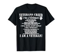 Veteran’s Creed I’m Veteran T-Shirt Maglietta