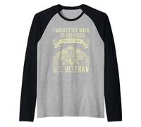 Veterano degli Stati Uniti - Ho camminato sulla passeggiata in modo da poter parlare del discorso Maglia con Maniche Raglan