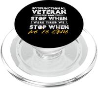 veterano disfunzionale ci fermiamo quando abbiamo finito Design PopSockets PopGrip per MagSafe