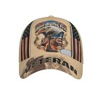 Veterano E Aquila degli Stati Uniti, Patria dei Liberi Uomo Donna Tappo Sportivo Regolabile Snapback-Cappello Traspirante Cappellini da Sole per Viaggi Estivo Golf