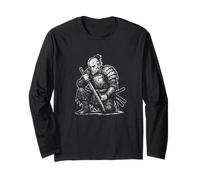 Veterano onore samurai in ginocchio Maglia a Manica