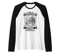 Veterano patriottico - Sono un veterano come mio padre prima di me Maglia con Maniche Raglan