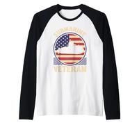 Veterano Sottomarino Che combattono per la libertà Patriot Veterans Day Maglia con Maniche Raglan