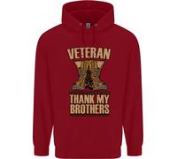 Veterano Stivali Esercito Inglese Marines Pippo Bambini Felpa con Cappuccio