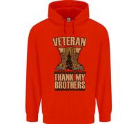 Veterano Stivali Esercito Inglese Marines Pippo Bambini Felpa con Cappuccio