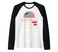 Veterano The Man The Myth The Legend Funny Veterans Day Maglia con Maniche Raglan