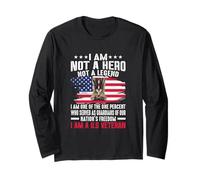 Veterano USA Veterans Day US Army Veteran Maglia a Manica
