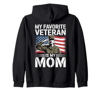 Veterans Day Il Mio veterano Preferito è Il Giorno dei veterani di mia Mamma Felpa con Cappuccio