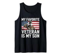 Veterans Day Il Mio veterano Preferito è la Famiglia di veterani di Mio Figlio Canotta