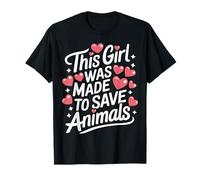 Veterinaria Questa ragazza è stata fatta per salvare gli animali Maglietta