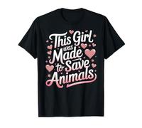 Veterinaria Questa ragazza è stata fatta per salvare gli animali Maglietta