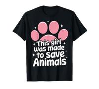 Veterinaria Questa ragazza è stata fatta per salvare gli animali Maglietta