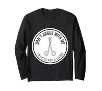 Veterinario Veterinario Non discutere con Me Neutro per Vivere Maglia a Manica