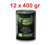 Veterinary Diets Cane HA Hypoallergenic Purina Intolleranze Umido 400 gr x 12