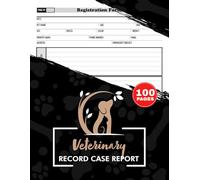 Veterinary Record Case Report: Vet Medical Case Logbook for Students & Pet Care Providers | Includes Quick Index, 100 Pages