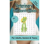 Veterinary Word Search Puzzle: 50+ Puzzles Word Search Easy to Read about Veterinary and More | 6x9 inches, 110 pages | Gift for Animals & Pets Lover