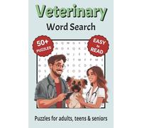 Veterinary Word Search Puzzle Book: Search with Easy to Read Print about Veterinary and More | 6x9 inches, 110 pages | 50+ Puzzles ... Gifts for Vacations, Holidays & Free Times