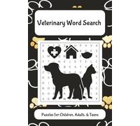 Veterinary Word Search Puzzle Book: Word Searches with easy to Read Print about Veterinarians, Pet Care, Health and more | 6x9 inches, 110 pages | 50+ ... Gift for Vacations, Holidays and Free Times