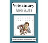 Veterinary Word Search Puzzle Book: Word Searches with Easy to Read Print about Veterinary, Animals, Medicine and More | 6x9 inches, 110 pages | 50+ ... Gift for Vacations, Holidays, and Free Time
