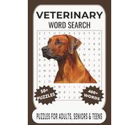 Veterinary Word Search Puzzle Book: Word Searches with Easy to Read Print about Veterinary, Vet Tech, Veterinary Medical and More | 6x9 inches, 110 ... for Vacations, Holidays and Free Times.