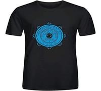 VETES Ozric Tentacles Sliding Gliding Fun Tee Shirts for Men Black XL