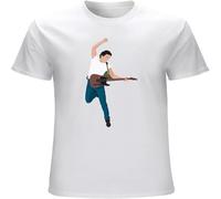 VETES Salvare Bruce And The Springsteen 1 Men's Basic Short Sleeve T Shirt White M