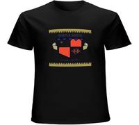 VETES Simple Minds Sparkle in The Rain Mens T Shirts Design Crew NeckVintage Tees Short Sleeve Funny Top Black L
