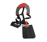 VETESHENM Cintura in Nylon per tosaerba a doppia tracolla professionale, cinghia robusta con cuscinetti regolabili, imbracatura universale per decespugliatore e motosega,