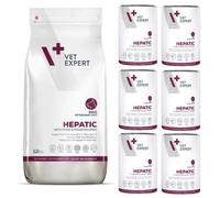VETEXPERT Veterinary Diet Hepatic Dog 12kg + Hepatic Dog 6x400g