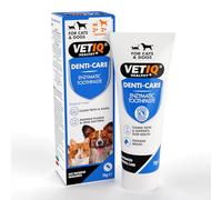 VETIQ Denti-Care - Dentifricio enzimatico per gatti dai 3 mesi e cani dai 2 mesi in su, progettato per aiutare a pulire i denti, sostenere la salute delle gengive e rinfrescare l'alito, 70 g