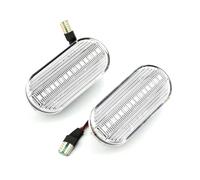 VETJMUA Indicatori di direzione Per Up Per Caddy T5 Per Jetta Per Golf 3 4 Per Fox Per Beetle Per Lupo Luce Di Direzione Laterale Dinamica A LED(Crystal white)