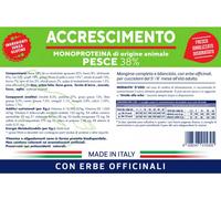 Vetline Vet Line Accrescimento Pesce per Cuccioli Monoproteico 3 Kg