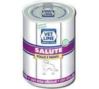 Vetline Vet Line Salute Pollo con Patate 400 g Alimento Umido Monoproteico per Cani