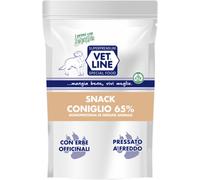 Vetline Vet Line Snack di Coniglio Monoproteico Grain Free per Cani 80 g