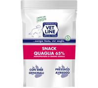 Vetline Vet Line Snack di Quaglia Monoproteico Grain Free per Cani 80g