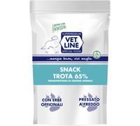Vetline Vet Line Snack di Trota Monoproteico Grain Free per Cani 80g