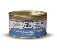 Vetline Vet Line Umido Naturale Tonno e Tacchino per Gatti 70 g